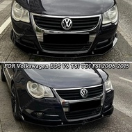 3Pcs Front Bumper Lip Splitter Spoiler For VW Volkswagen EOS V6 TSI TDI FSI 2006-2015 Body Kit Tunin