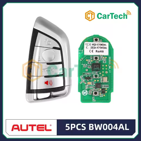 5PCS Autel IKEYBW004AL BW004ALUniversal Smart Key 4 Buttons For BMW For Autel Smart Key For KM100 IM