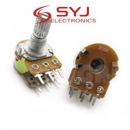 5 PCS B1K B2K B5K B10K B20K B50K B100K B500K B1M 6Pin Shaft WH148 Potentiometer 1K 2K 5K 10K 20K 50K