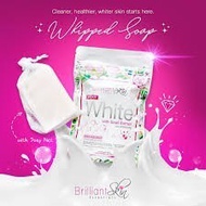 READY STOCK (BRILLIANT Whipped Soap Milky White Snail)