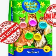 MORE MORE CAT FOOD MAKANAN KUCING 8KG (SEAFOOD)