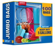 Extra Large Super Big Bags, Jumbo Clear Storage Plastic Bags, 18"x24" 5 Gallon Size Bags for Moving,