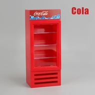 Mainan Miniatur Kulkas Mini Fridge Freezer Machine Skala 1:12