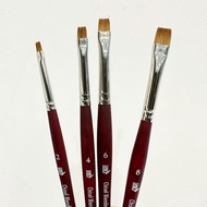 Princeton 3950 Velvetouch Chisel Blender Mixed Media Brushes (Watercolor, Acrylic)