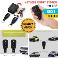Keyless Entry System for Car Remote Control Wireless Door Lock Auto 433.92MHz Pengunci Pembuka Buka 