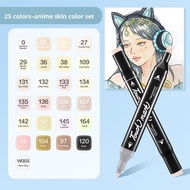 Touch mark | Flesh Tone Markers for Anime Use Flesh Color Light Flesh Pink Coloring Pencils for Elem