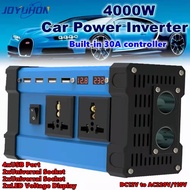 JOYUHON Original 6000W Car Power Inverter DC12V to AC220V with 4 USB Ports and 2 Universal Sockets C