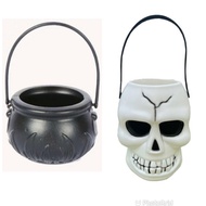 Halloween candy basket decorative candy basket halloween witch caudron candy pot costume/