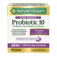Hỗ trợ hệ tiêu hóa và đường ruột Nature’s Bounty Advanced Probiotic 10 lọ 70 viên