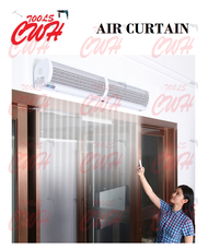 PRC COMMERCIAL AIR DOOR CURTAIN VENTILATOR BLOWER COOLING FAN BLOWING AIR COND CONDITIONER RESTAURAN