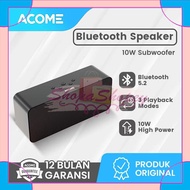 ACOME A16 Speaker Bluetooth Super Bass 5.2 10W High Power 3 Playback Modes Garansi Resmi 1 Thn