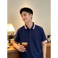MONCLER Men Women New Style Classic Style Letter Loose Sports Short-Sleeved Threaded Bottoming Shirt