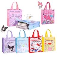 Sanrio Cinnamoroll My Melody Children Cartoon Tuition Bag Lunch Box Bag Mummy Bag Kids School Hand Bag Canvas Bag HandBag