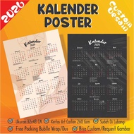 Poster Calendar Wall Calendar A3+ Art Carton Calendar 310 gsm