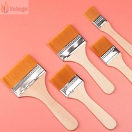 YOLOGO Hair Painting Brush, Wood Handles Watercolor Paint Drawing Oil Paint Brush,  Practical Multif