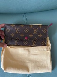 Lv Louis Vuitton sarah wallet 長銀包 channel dior