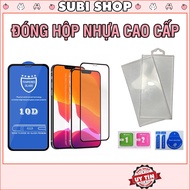 [PLASTIC BOX] iphone 10D Full Border Tempered Glass 6/6plus/6s/7/7plus/8/8plus/x/xr/xs/11/12/13/14/p