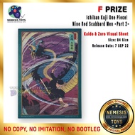 Ichiban Kuji Kaido Zoro Visual Sheet One Piece Nine Red Scabbard Men