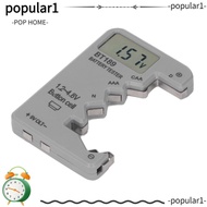 POPULAR Digital Battery Tester, Universal Compatibility Small Size Digital Battery Checker, ABS Hous