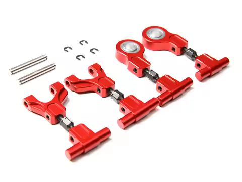 Aluminum TT-02 Front Rear Upper Ajustable Suspension A Arm Set for RC Car Tamiya TT02 Part