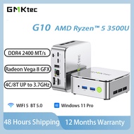 GMKtec G10 3500U Mini PC Radeon Vega 8 GFX Dual Channel DDR4 3200Mhz Win 11 2.5G LAN WiFi5 BT5 Deskt