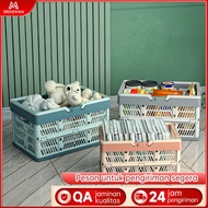 Multifunctional Foldable Organizer Basket Folding Fruit Cupboard Basket