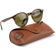 Ray-Ban Vintage Tortoise Round Sunglasses G15 Green Lens Retro UV Protection Sunglasses-zjhf