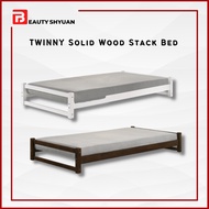 TWIGGY Single Stackable Bed Single Stack Bed Single Bed Frame Single Size Bed Frame Kids Bed Frame Children Bed Frame Single Bedframe Katil Single Murah Katil Bujang Murah Katil Single Kayu Katil Kayu Single Katil Single Budak