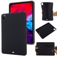 全城熱賣 - 純色液態硅膠平板保護殼 適用於 iPad Pro 12.9 2022 / 2021 / 2020 / 2018（黑色）