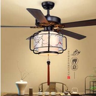 中國風 中式 古典 風扇 52吋 Led  睡房 房  吊風扇 吊扇燈 吊燈 燈具 廳燈 飯廳