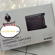 COOLSOUND MANUAL DSP + 8 CHANNEL CAR AUDIO AMPLIFIER FOR TOYOTA & PERODUA VEHICLE