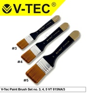 V-Tec Paint Brush Set no. 3, 4, 5 VT 815NA/3