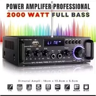 FLECO 198B PRO 2000WATT AMPLIFIER 2000 Watt Amplifier Karaoke RADIO BT 326