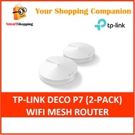 TP-Link Deco P7 AC1300 Dual-Band Wi-Fi + AV600 Powerline Whole Home Hybrid Mesh Wi-Fi System (2 Pack