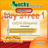 [buy 3 free 1] COQ10 UBIQUINOL 100MG | A'SOLUTE COQ10 UBIQUINOL 100MG 30S/10SEXP 2027 08