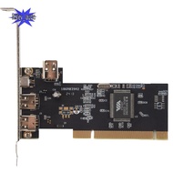 3 Port IEEE 1394 Firewire Card PCI Firewire Adapter IEEE 1394 PCI Controller Card for Desktop PC