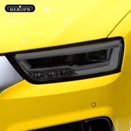 For Audi Q2 Q3 F3 8U Q5 Q7 4M Q8 SQ2 SQ5 SQ8 RSQ3 RSQ8 Car Headlight Tint Smoked Black Protective Fi