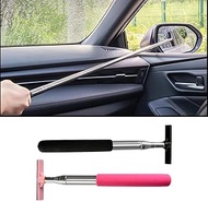 Ruayia Car Window Squeegee, Pack of 2 Retractable Side Mirror Wipers, Portable Retractable Squeegee,