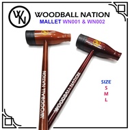 [READY STOCK] WN Woodball Nation Wooden Mallet with Rubber Cushion