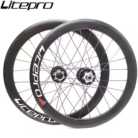 Litepro AERO Folding Bike 16 Inch 349 V Disc Brake 11 Speed Wheelset 4 Sealed Bearing Alloy Wheels B