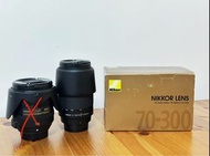 Nikon F mount 全畫幅鏡頭 長焦 lens nikkor af zoom 70-300mm f/4-5.6G 連遮光罩同uv filter 