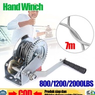 Code C98G Ready yaCOD Hand Winch 8LBS 12LBS 2LBS Manual Winch Wire Rope Traction Hoist Winch Boat Wi