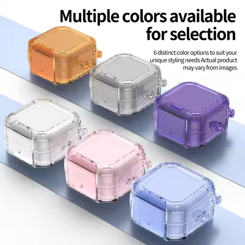 Shockproof Transparent Lock Cover For Samsung Galaxy Buds 4 Pro Buds 4FE Buds4 Pro Buds buzz 4 Pro C
