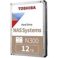 TOSHIBA 東芝 12TB 3.5吋 N300 NAS 內接 硬碟 HDWG21CAZSTA /紐頓e世界