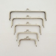 Yixi 8.5 to 18cm Square Silver White Clip DIY Handmade Gold Bag Accessories Pinhole Hand-Sewn Square