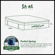 Sa-Re Kasur Spring Bed Pocket Spring Memory Foam Central Imperium