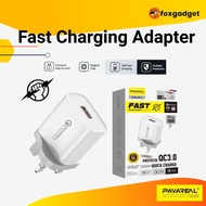 PAVAREAL Fast Charging Adapter | WC-67 | 18W | 3A QC3.0 Fast Charging Travel Adapter Charger - Ready