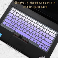 Silicone Keyboard Cover For Lenovo Thinkpad X14 L14 T14 E14 X1 E480 E470 T460 T470 T480 A485 T495 S2 14 Inch Laptop Keyboard Film