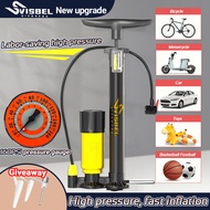 High Pressure Manual Pump with Gauge 160 PSI for Bike/Motorcycle/MTB/Car pump tyre pam tayar kereta 