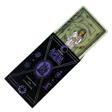 Agatha All Along Tarot Card A 78 Cards Deck English Version Fate Predictive Divination Party Cards,